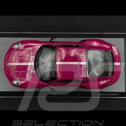Porsche 911 Turbo S Type 992 2021 20ème Anniversaire Chine Rouge Rubis 1/18 Minichamps 155069172