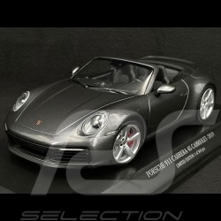 Porsche 911 Carrera 4S Coupe Type 992 2019 Gris Agate Métallique 1/18 Minichamps 155067336