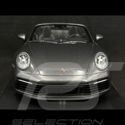 Porsche 911 Carrera 4S Coupe Type 992 2019 Gris Agate Métallique 1/18 Minichamps 155067336