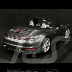 Porsche 911 Carrera 4S Coupe Type 992 2019 Gris Agate Métallique 1/18 Minichamps 155067336