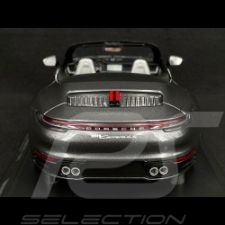 Porsche 911 Carrera 4S Coupe Type 992 2019 Gris Agate Métallique 1/18 Minichamps 155067336