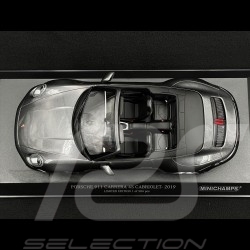 Porsche 911 Carrera 4S Coupe Type 992 2019 Gris Agate Métallique 1/18 Minichamps 155067336