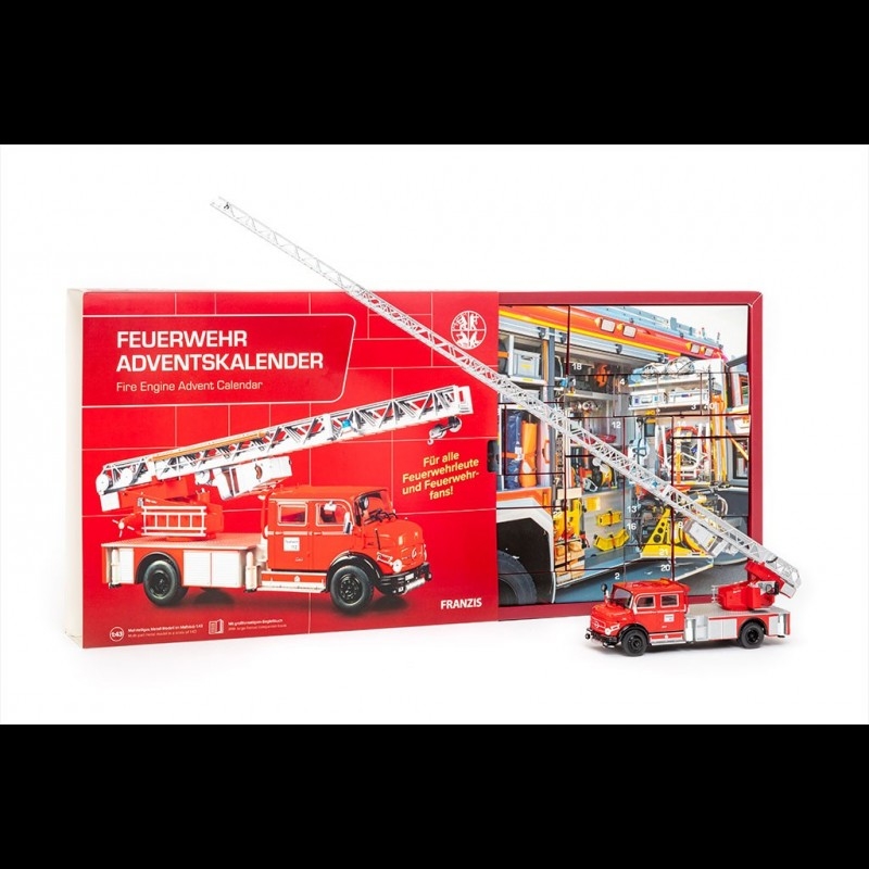 Lotto Di 2 Camion Dei Pompieri In Scala 1:43 - Mercedes-Benz L1519 + BERLIET GAK (modelli In Metallo)
