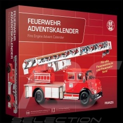Feuerwehr Adventskalender Mercedes-Benz L1519 1970 Rot 1/43 Franzis 67206-3