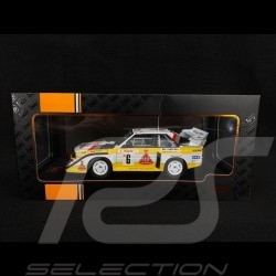 Audi Sport Quattro S1 n° 6 3. Rallye Monte Carlo 1986 1/24 Ixo Models 24RAL020A