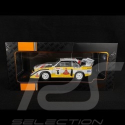 Audi Sport Quattro S1 n° 6 3rd Rallye Monte Carlo 1986 1/24 Ixo Models 24RAL020A