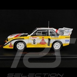 Audi Sport Quattro S1 n° 6 3ème Rallye Monte Carlo 1986 1/24 Ixo Models 24RAL020A