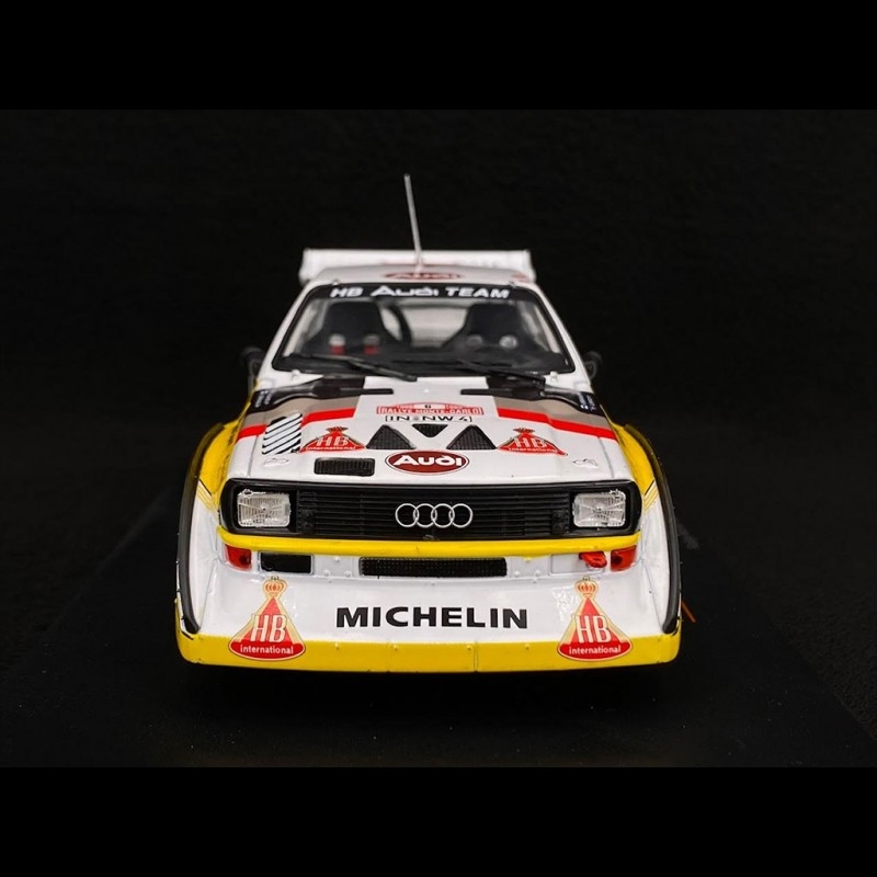 Audi Sport Quattro S1 n° 6 3rd Rallye Monte Carlo 1986 1/24 Ixo