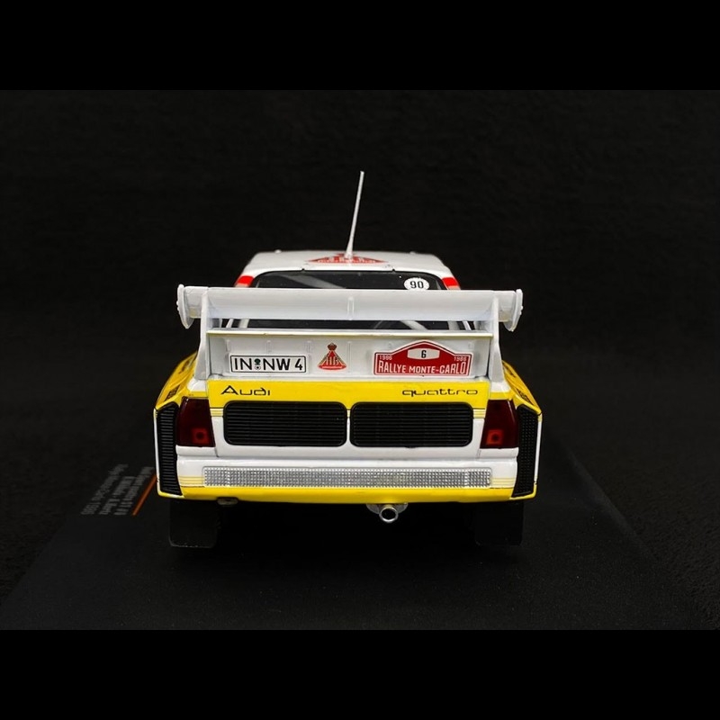 Audi Sport Quattro S1 n° 6 3rd Rallye Monte Carlo 1986 1/24 Ixo
