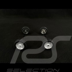 Set de 4 Roues Jantes BBS pour Porsche Argent 1/18 Ixo Models 18SET009W