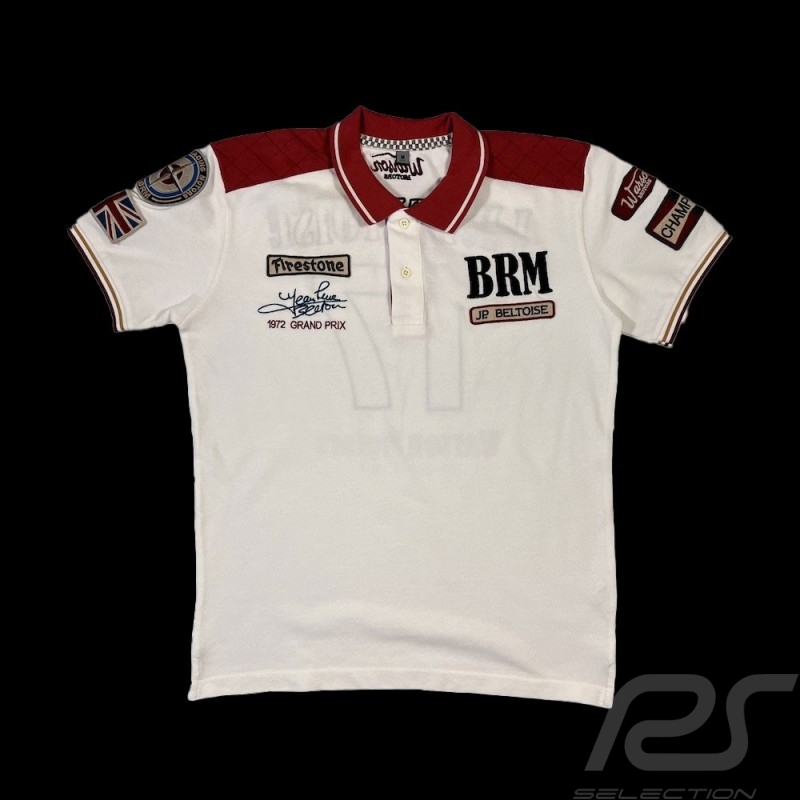 Polo JP Beltoise n°17 Warson White / Red - man