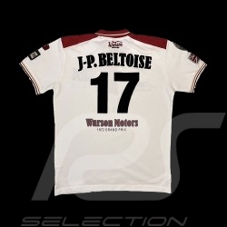 Polo JP Beltoise n°17 Warson White / Red - man