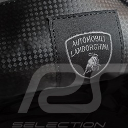 Sac à dos Lamborghini avec maxi logo déstructuré Blanc / noir LCSWBBL1-200