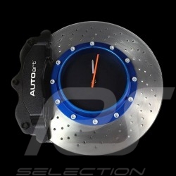 Wall Clock Porsche racing brake disc black Autoart 40082