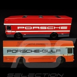 Duo LKW Mercedes O317 Porsche Motorsport Gulf 1/43 Schuco