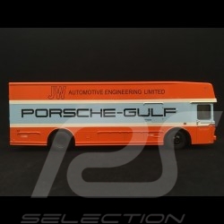 Duo LKW Mercedes O317 Porsche Motorsport Gulf 1/43 Schuco