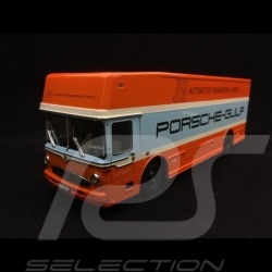 Duo LKW Mercedes O317 Porsche Motorsport Gulf 1/43 Schuco