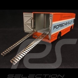 Duo LKW Mercedes O317 Porsche Motorsport Gulf 1/43 Schuco