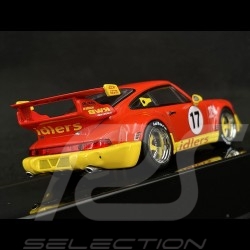 Porsche 911 RWB Style 964 Idlers n°17 Red / Yellow 1/43 Ixo Models MOC317
