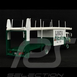 Fiat 673 Lancia Alitalia Racing Transporter Truck 1976 White / Green 1/43 Ixo Models TRU038