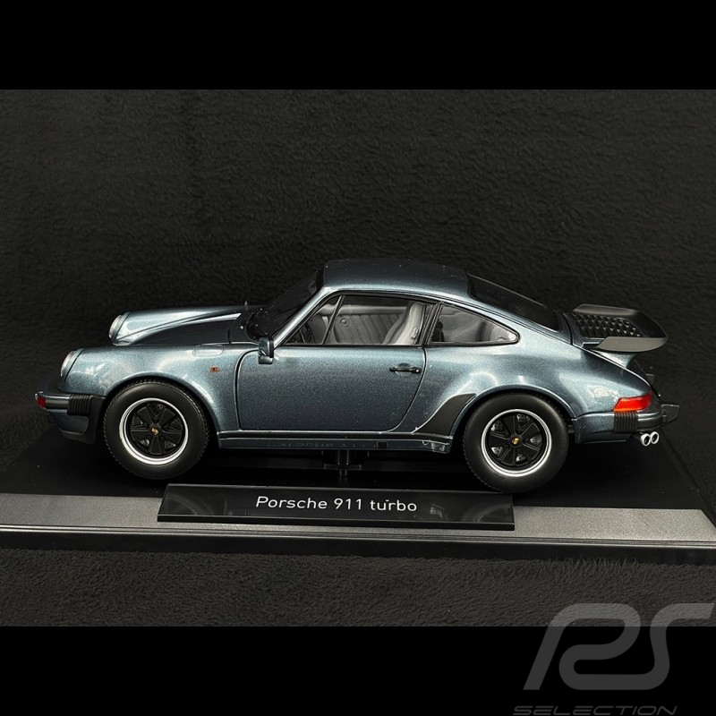 Porsche 911 Turbo 3.3 Type 930 1987 Bleu Vénitien Métallique 1/18 Norev 187667
