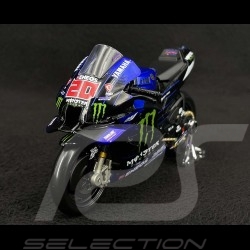 Modèle Moto Yamaha Factory Racing #20 Quartararo 1:18 - Alliage Moulé, Cadeau Collection Jouet