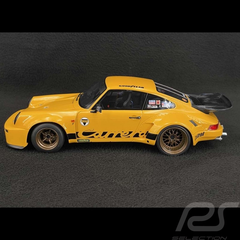 Porsche 911 RSR 3.0 Hommage Yamanouchi-San 1974 Jaune Signal 1/18 GT Spirit GT394