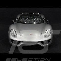 Porsche 918 Spyder Weissach Package 2013 Argent GT 1/12 Autoart 12123