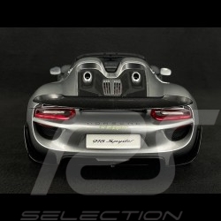 Porsche 918 Spyder Weissach Package 2013 Argent GT 1/12 Autoart 12123