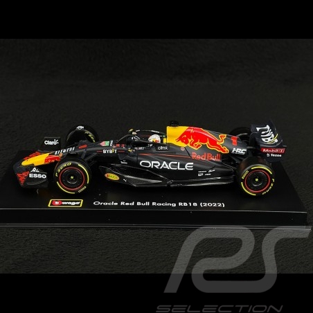 Max Verstappen Red Bull Racing RB18 n° 1 Vainqueur Championnat du Monde 2022 avec pilote 1/43 Bburago 38062V