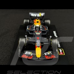 Max Verstappen Red Bull Racing RB18 n° 1 Weltmeister 2022 mit Fahrer 1/43 Bburago 38062V
