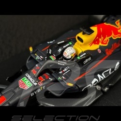 Max Verstappen Red Bull Racing RB18 n° 1 Vainqueur Championnat du Monde 2022 avec pilote 1/43 Bburago 38062V
