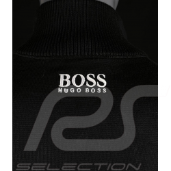 Duo Porsche Hugo Boss Knitted quarter-zip sweater + Porsche Motorsport Cap Perforated White - men
