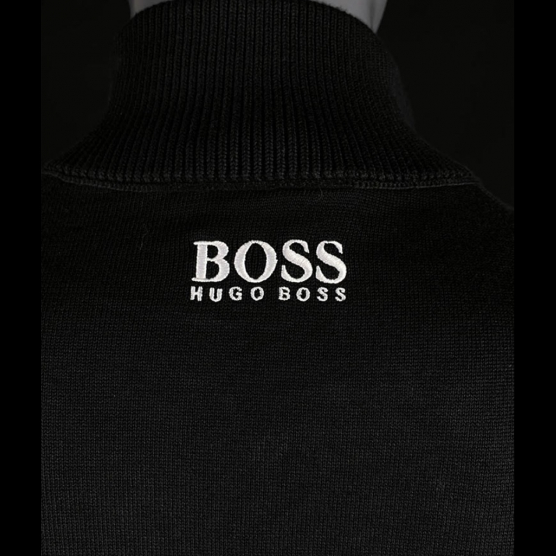 HUGO - Casquette à six panneaux avec patch logoté en silicone - Noir
