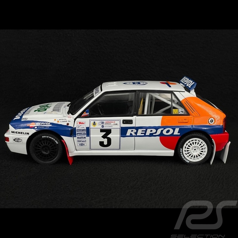 Lancia Delta HF Integrale n° 3 2ème Rallye de l'Acropole 1993 1/18 Solido S1807802