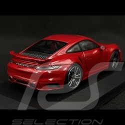 Porsche 911 Turbo S Coupe Sport Design Type 992 2021 Karminrot 1/43 Minichamps 410060070