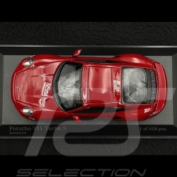 Porsche 911 Turbo S Coupe Sport Design Type 992 2021 Rouge Carmin 1/43 Minichamps 410060070