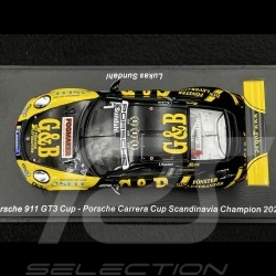 Porsche 911 GT3 Cup Type 991 n° 1 Sieger Porsche Carrera Cup Scandinavia 2021 1/43 Spark S8509