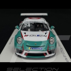 Porsche 911 GT3 Cup Type 991 n° 24 Sieger Porsche Carrera Cup Japan 2020 1/43 Spark SJ099