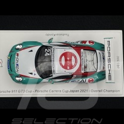 Porsche 911 GT3 Cup Type 991 n° 24 Sieger Porsche Carrera Cup Japan 2021 1/43 Spark SJ100