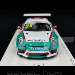 Porsche 911 GT3 Cup Type 991 n° 25 Sieger Porsche Carrera Cup Japan Pro-Am 2021 1/43 Spark SJ101
