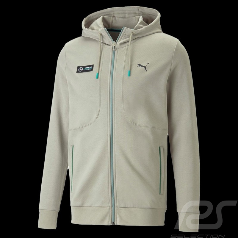 Mercedes-AMG Petronas F1 Hamilton Russell Jacke Weiß 538460-01 - Herren