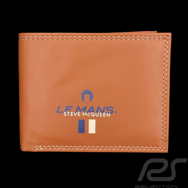 Wallet Steve McQueen Le Mans Compact Brown Leather Andy 26772-2875