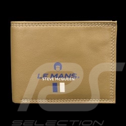 Wallet Steve McQueen Le Mans Compact Khaki Green Leather Andy 26772-3076