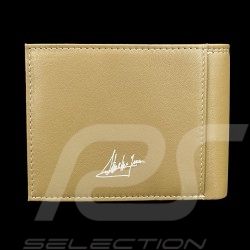Wallet Steve McQueen Le Mans Compact Khaki Green Leather Andy 26772-3076