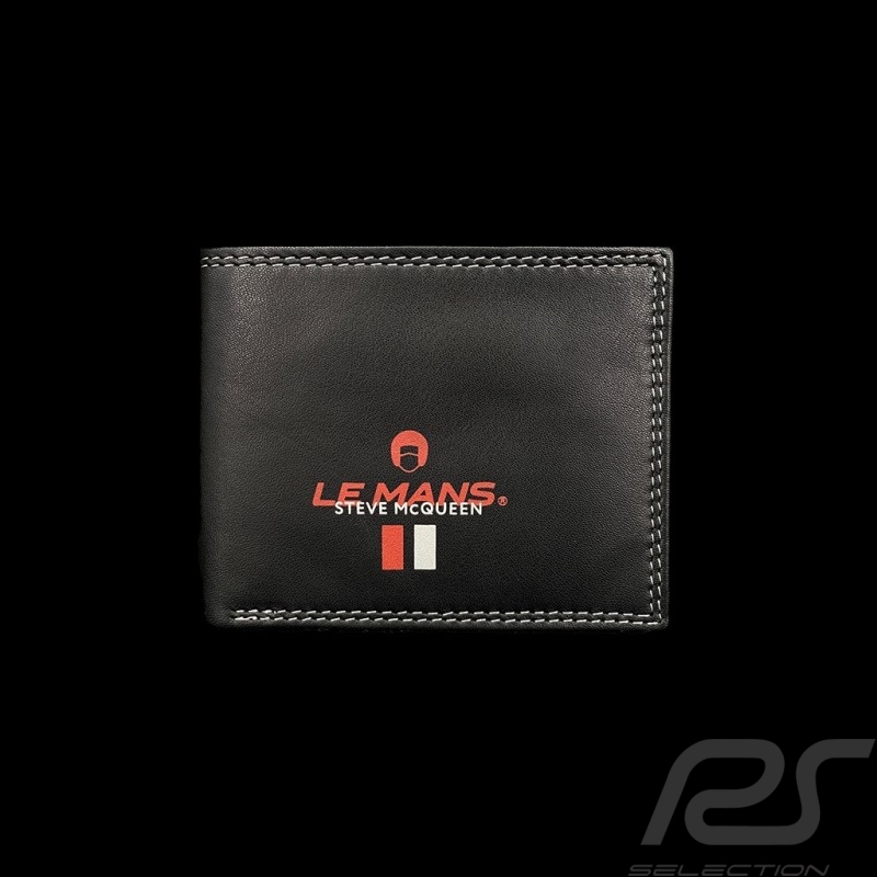 Wallet Steve McQueen Le Mans Compact Black Leather Andy 26772-1504