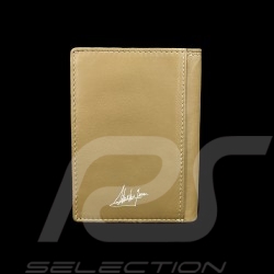 Wallet Steve McQueen Le Mans Compact Khaki Green Leather Tyler 26774-3076