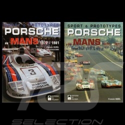 Duo Books Sport & Prototypes Porsche au Mans 1966-1971 and 1972-1981