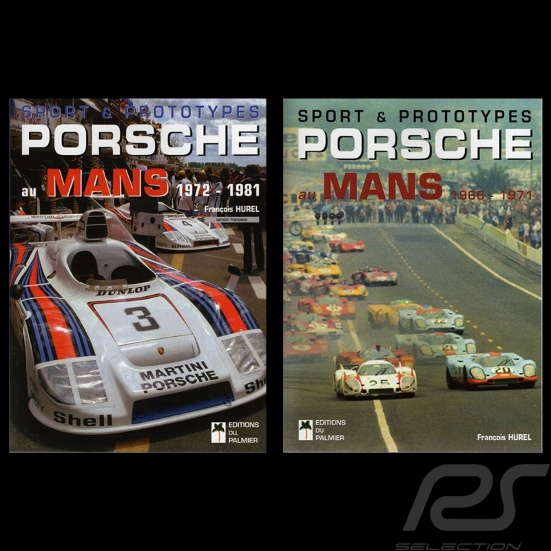 Duo Bücher Sport & Prototypes Porsche au Mans 1966-1971 und 1972-1981