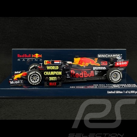 Max Verstappen Red Bull Racing RB16B n° 33 Winner GP Abu Dhabi 2021 F1 1/43 Minichamps 410212333